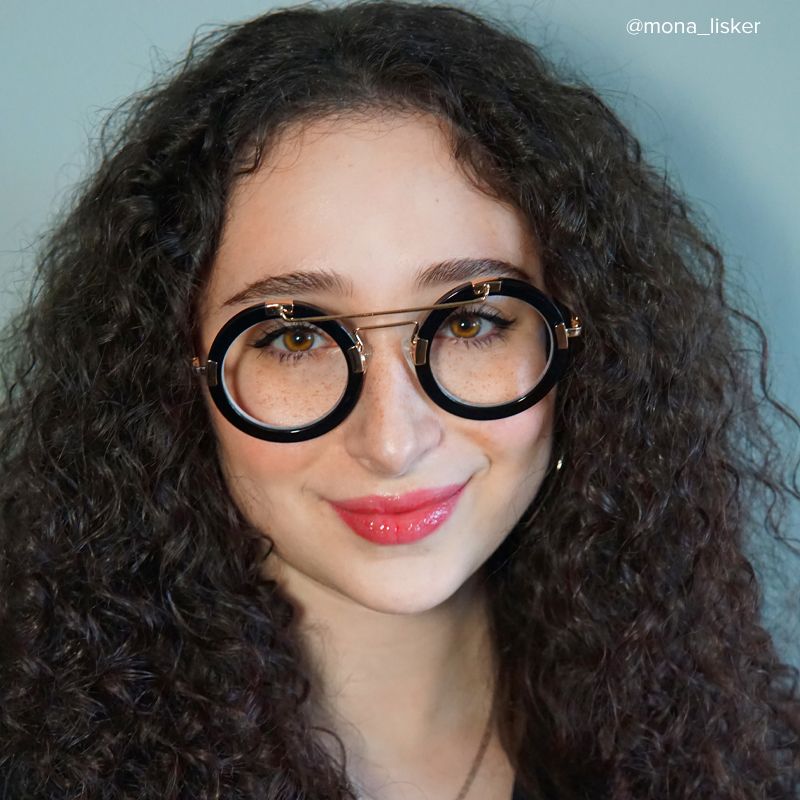 Martis Round Black Glasses | ZEELOOL Canada4