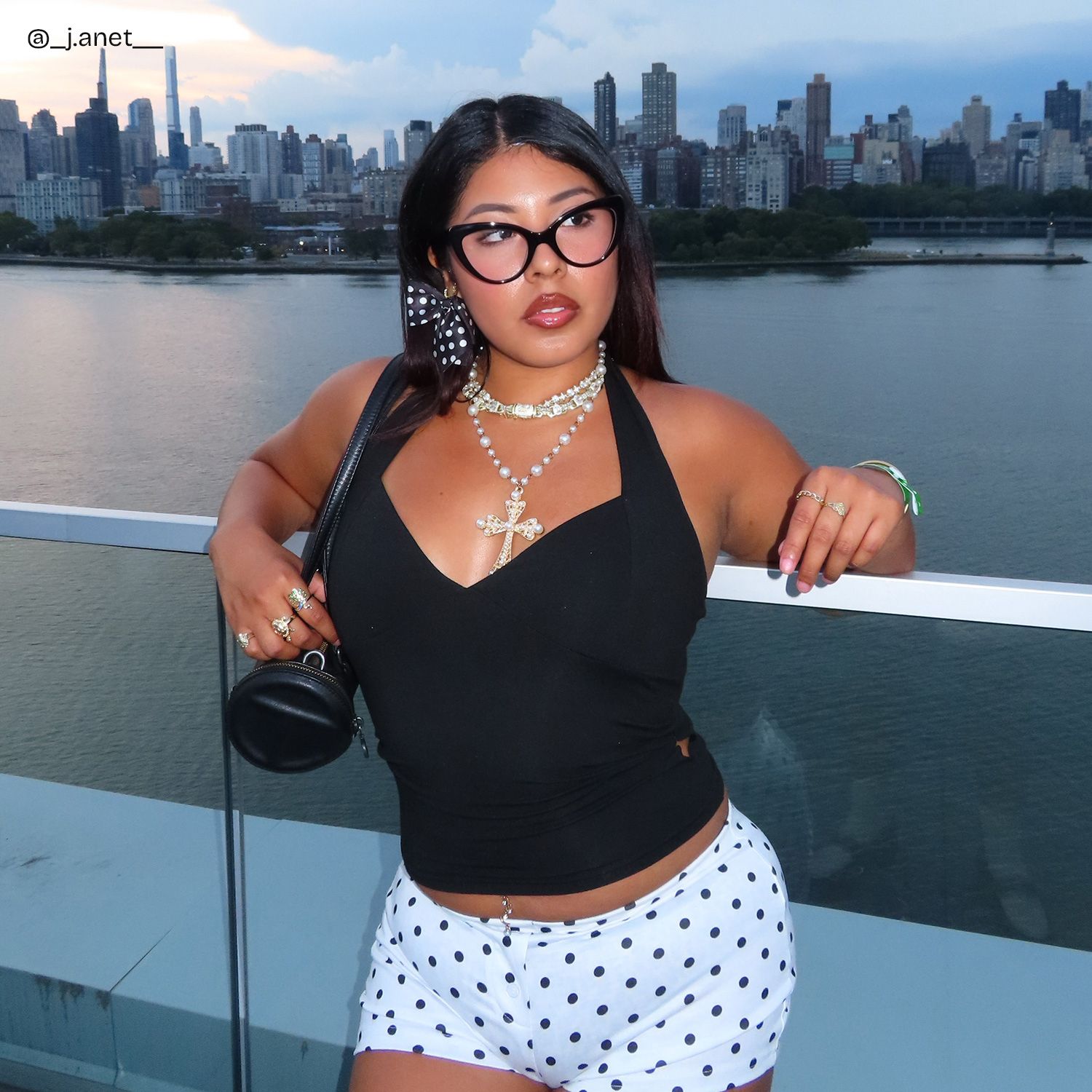 Claudette Cat Eye Pure Black Frame Glasses | Zeelool5