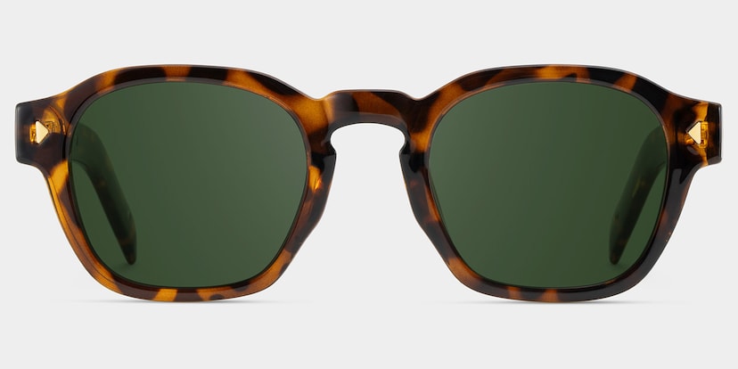 Leilani Rectangle Tortoise Polarized Sunglasses