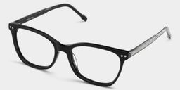 Marigold Rectangle Black Glasses2