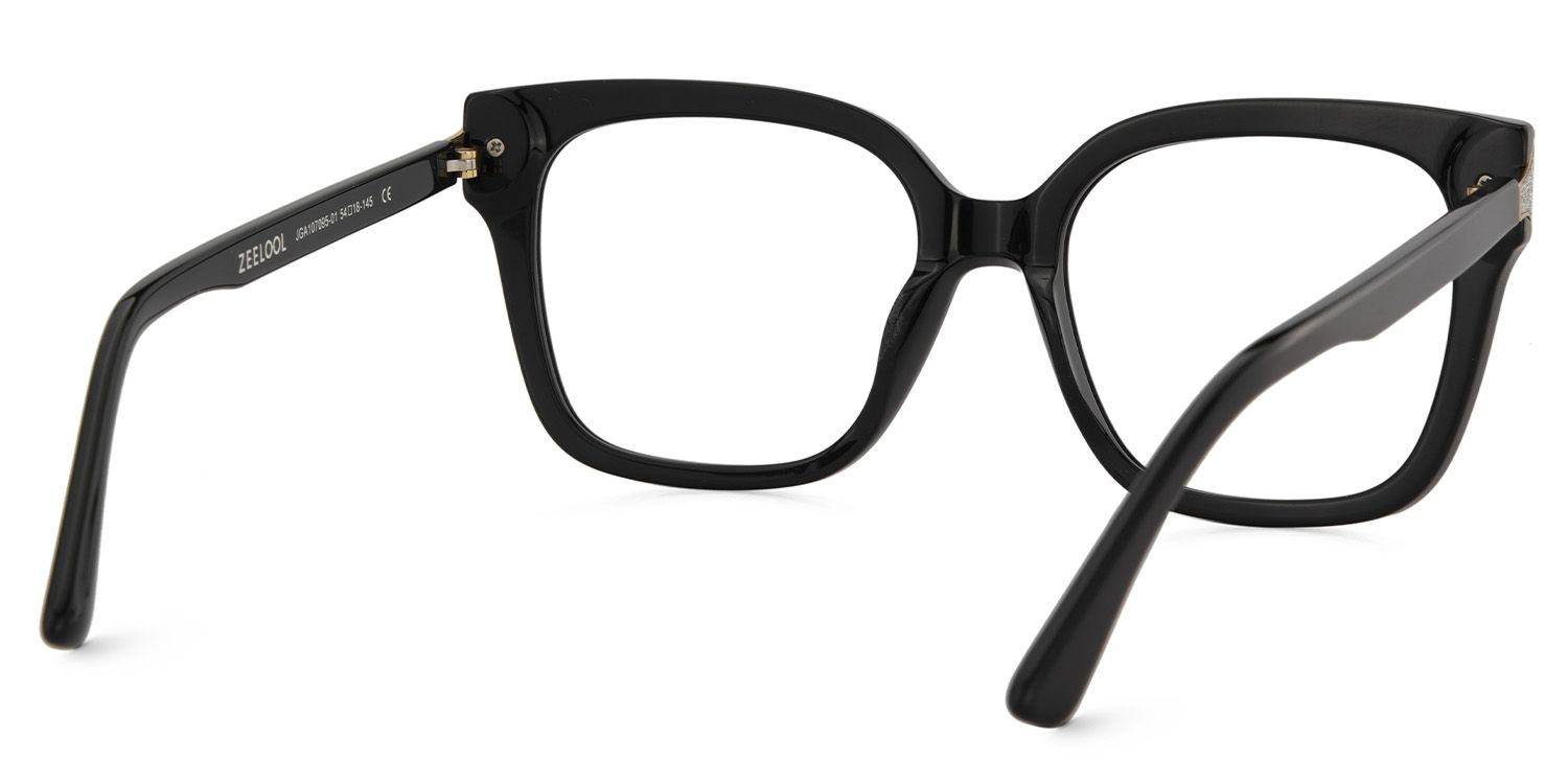Black Square Frame Glasses - Shakeel on Sale | Zeelool5