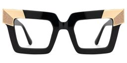 Suenila Square Black Glasses0