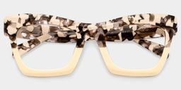 Benitez Square Two-Tone Glasses1