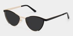 Sydney Black Cat eye Sunglasses2