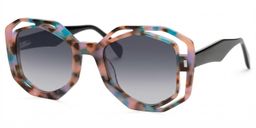 Bobbie Geometric Pink-Tortoise Glasses1