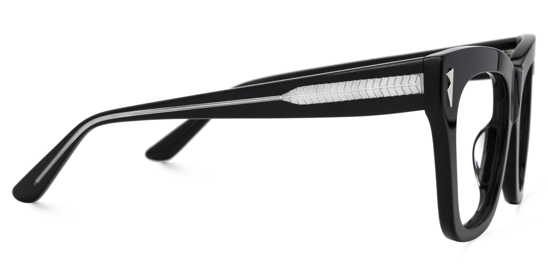 Grabar Black Square Frames Glasses for Women | Zeelool2