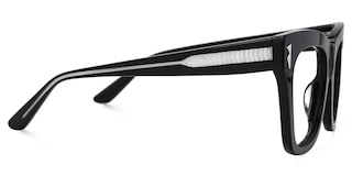 Grabar Square Black Glasses2