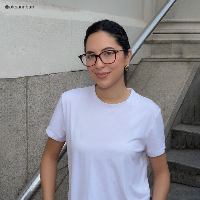 Finch Red Rectangle Glasses