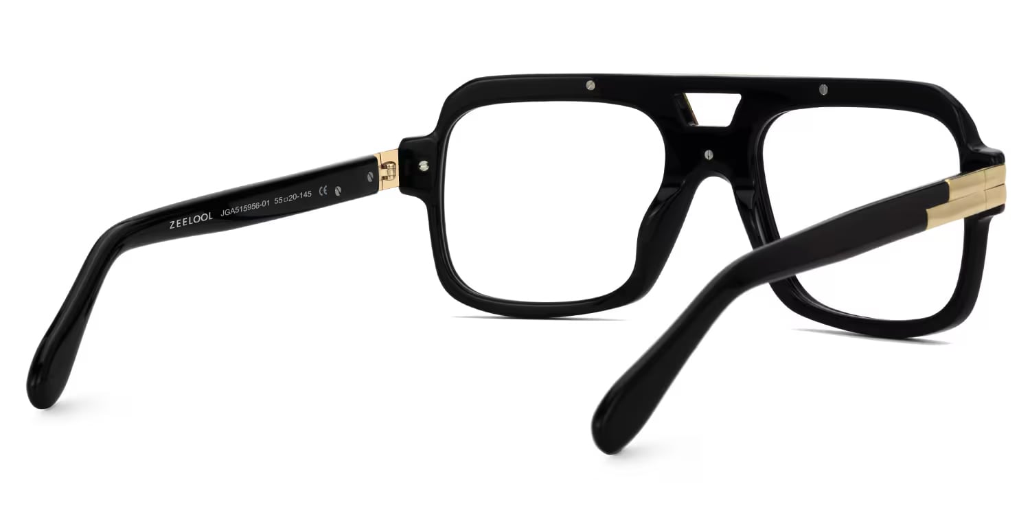 Croswell Aviator Black Glasses3