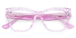 Carley Square Purple Glasses2
