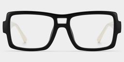 Nora Black Aviator Glasses0