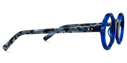 Danyelle Round Blue Glasses2