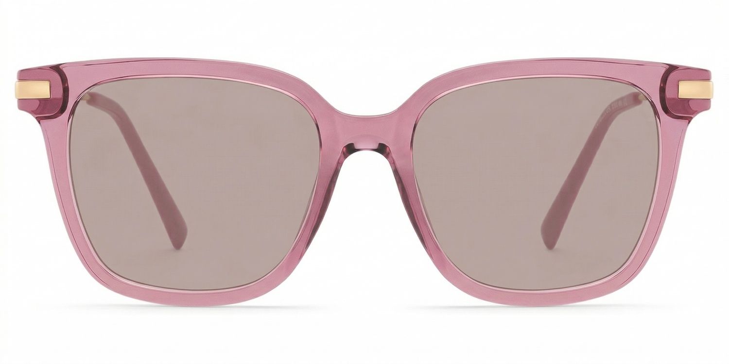 Alkali Josie シングルフィン ピンク　10インチ Jacqui Pink Rectangle Polarized Sunglasses for Driving | ZEELOOL