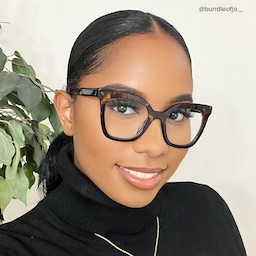 Meka Square Two-Tone Glasses5