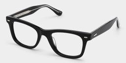 Robert Rectangle Black Glasses3
