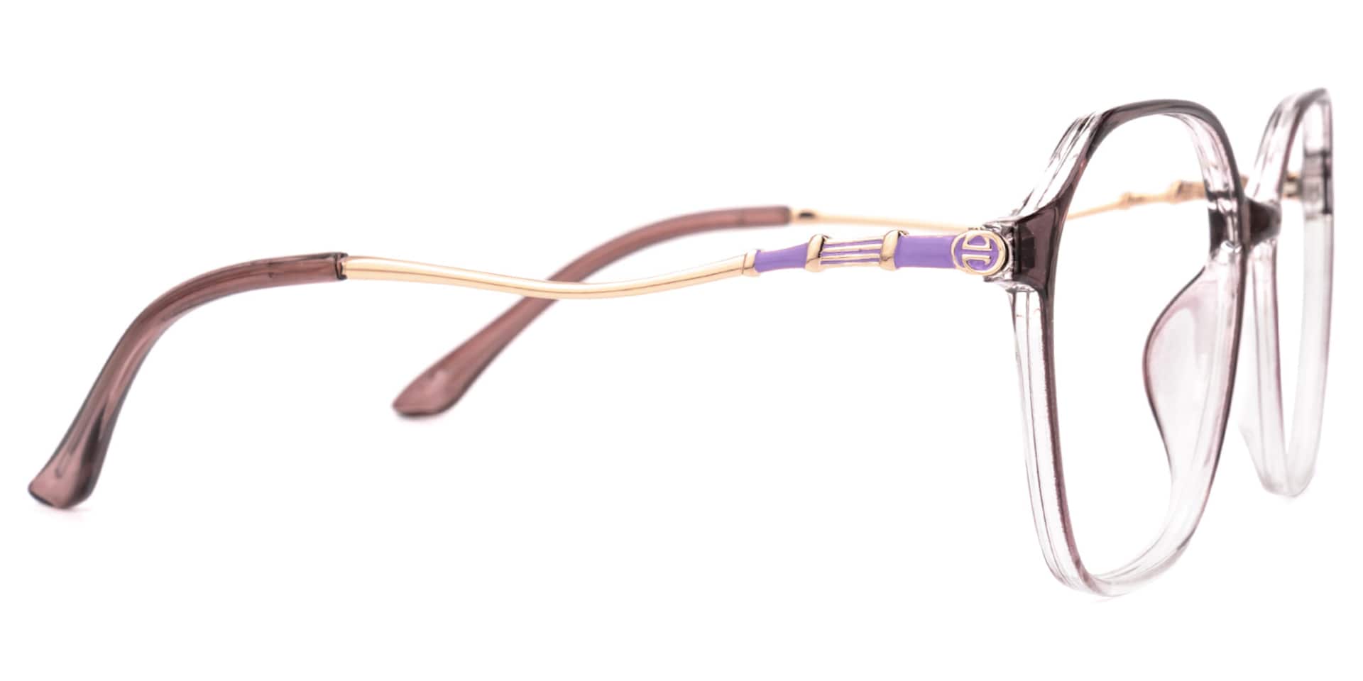 Lekesha Geometric Purple Glasses2