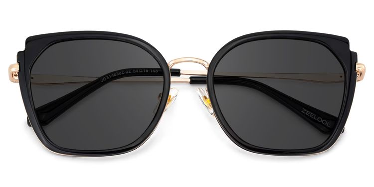 Murcia Square Black Glasses