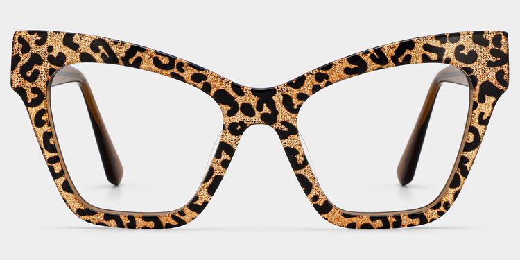 Ansyah Cateye Leopard Glasses