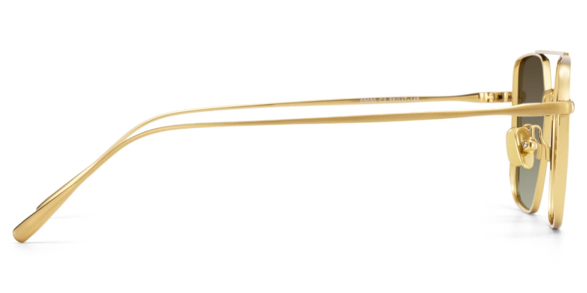 Jensen Eyeglasses in Aviator Gold Frame | Zeelool3