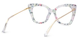 Rivas Butterfly Floral Glasses3