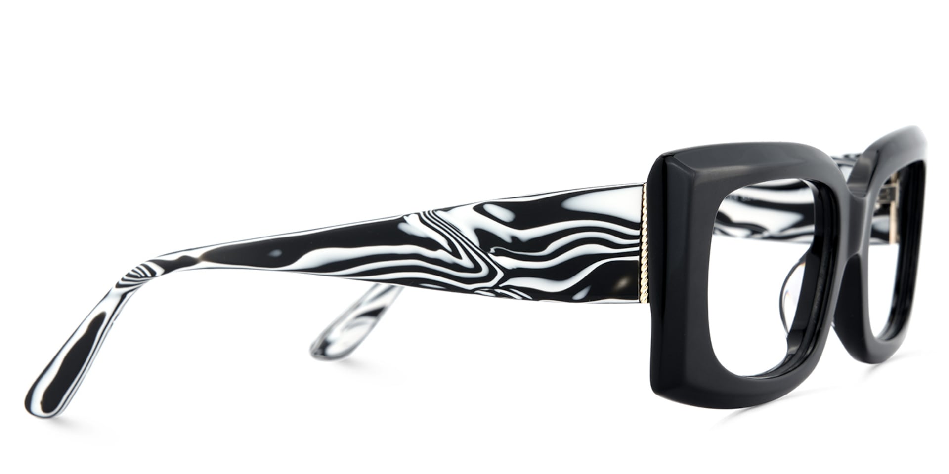 Orduno Black Rectangle Shape Eyeglasses | Zeelool4