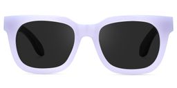 Diana Rectangle Light Purple Sunglasses0