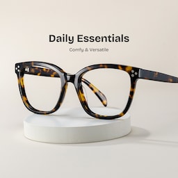 Scarlett Square Tortoise Glasses0