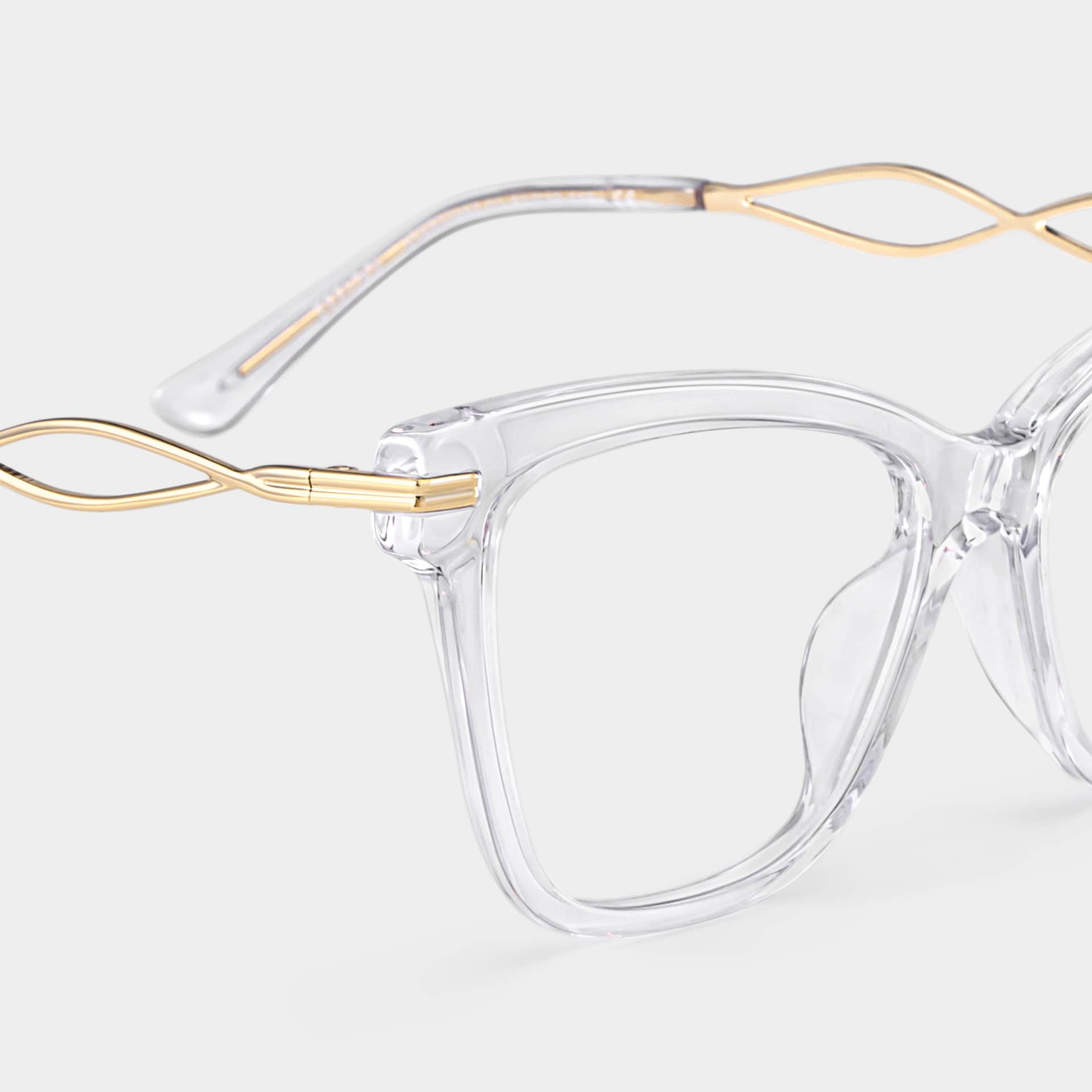 Mason Eyeglasses in Cat eye Crystal Frame | Zeelool5