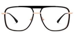 Caudle Aviator Black Glasses0