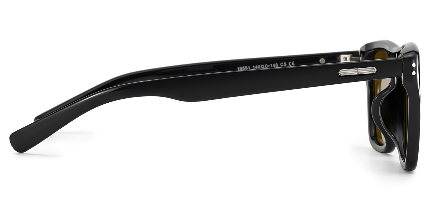 Paloma Black Aviator Polarized Sunglasses Online | Zeelool3