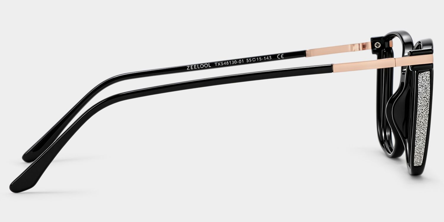 Rodz Square Black Frame Glasses for Women | ZEELOOL5