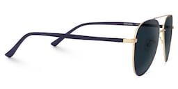 Paige Aviator Blue-Gold Sunglasses3