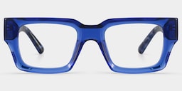 Orson Rectangle Blue Glasses1