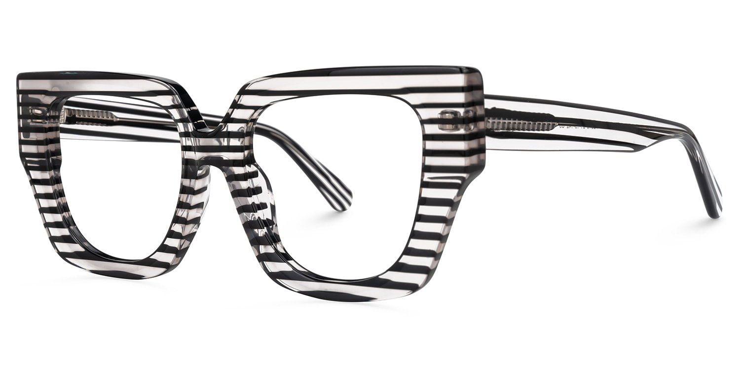 Cateye Baboolal Two-Tone Glasses deals -Zeelool Glasses