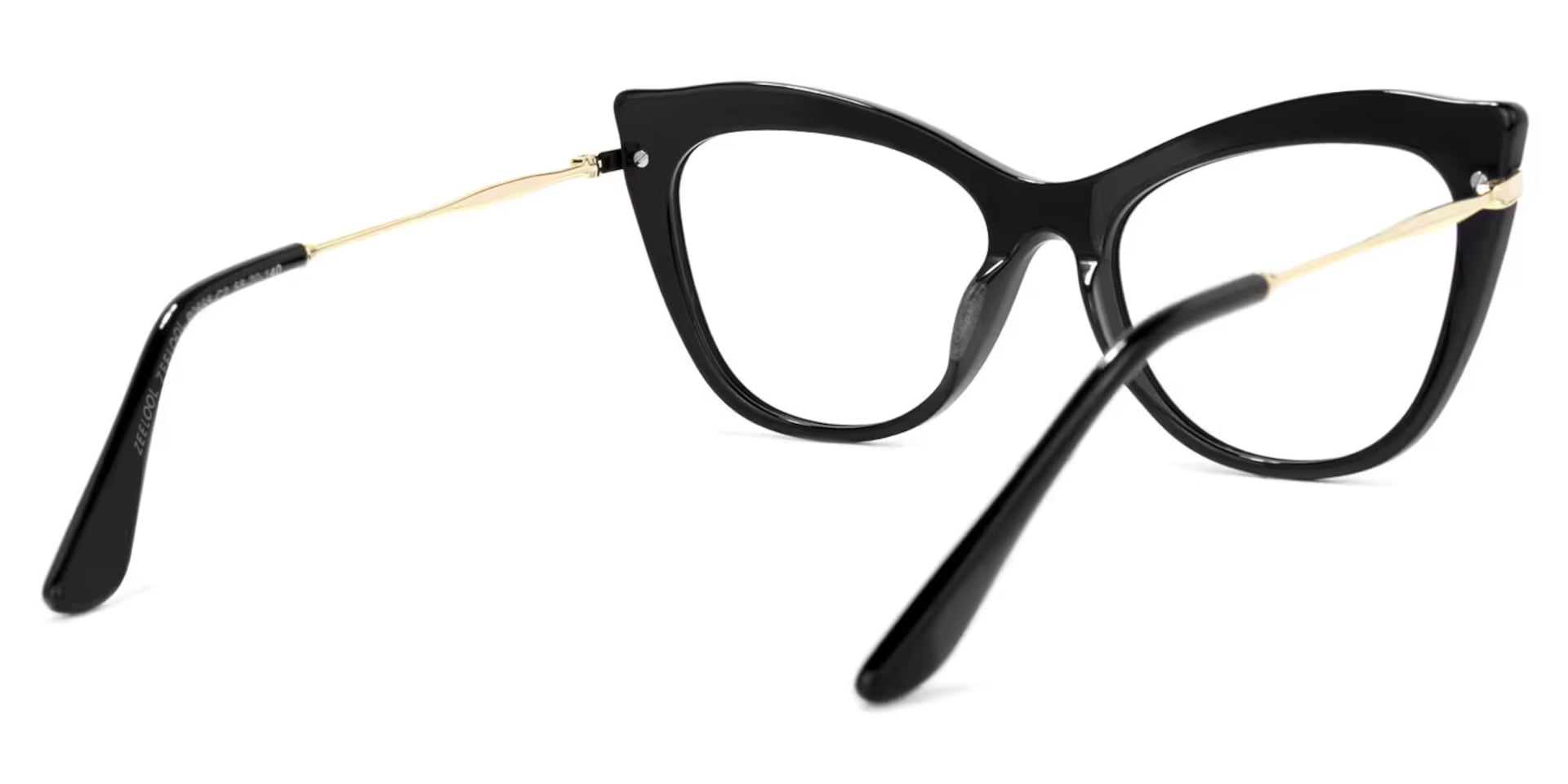 Indira Cat Eye Black Glasses | Zeelool Glasses4