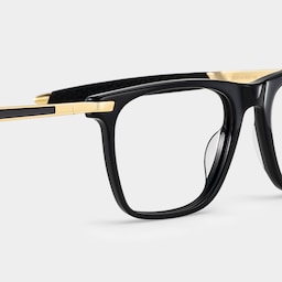 Stable Rectangle Black Glasses8