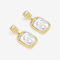 Vintage High-Grade Geometric Gold Earrings0