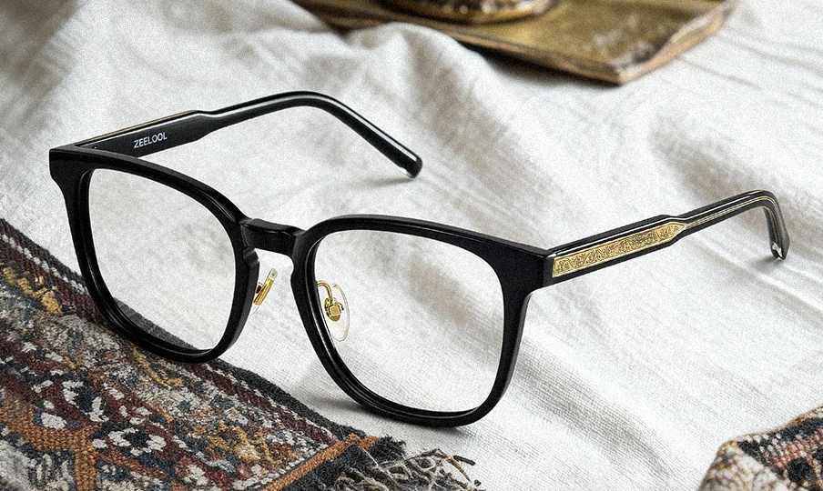 Hailey Black Frame Glasses with Square Frame Online | ZEELOOL