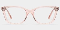 Cassia Pink Rectangle Glasses2