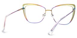 Lorenzen Cateye Iridescent Glasses3