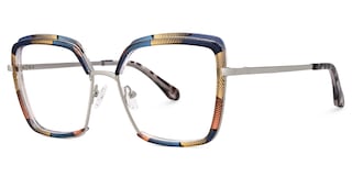 Cordaro Square Floral Glasses1