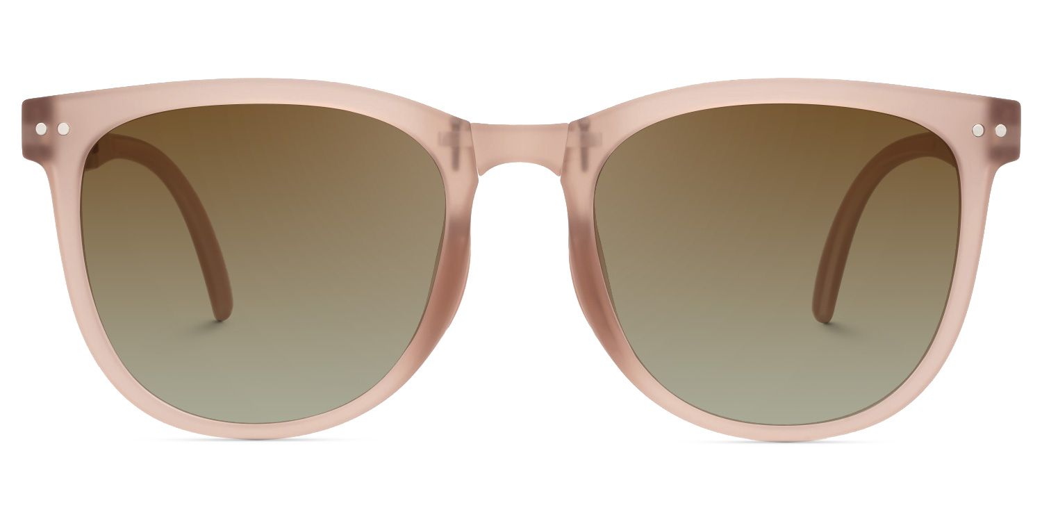 Lindzy TR90 Pink Frame Sunglasses with Square Shape | Zeelool0