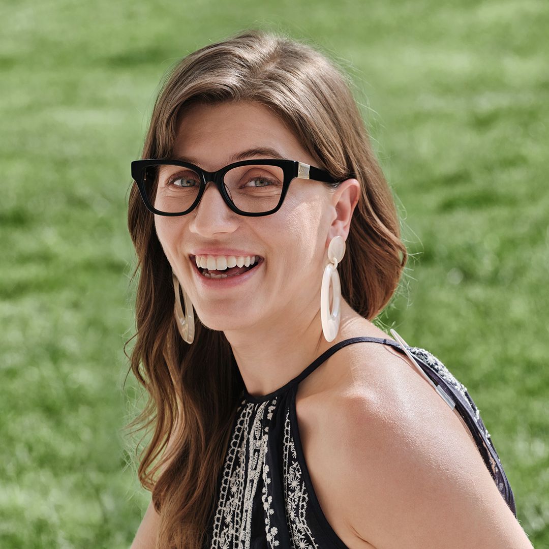 Miranda Black Frame Cat Eye Glasses for Women | ZEELOOL6