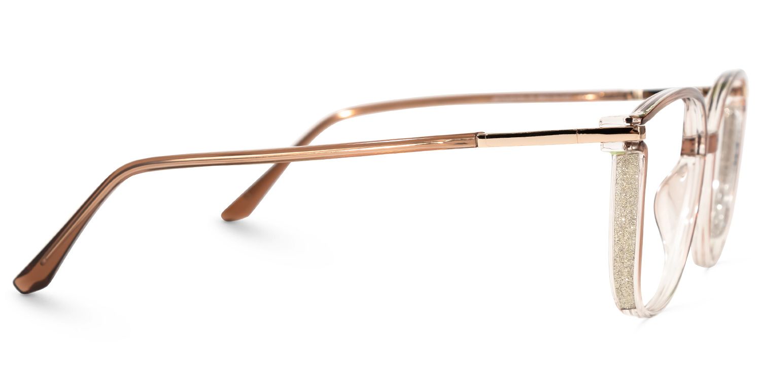 Rodz Square Brown Eyeglasses and Thin Frames Glasses2