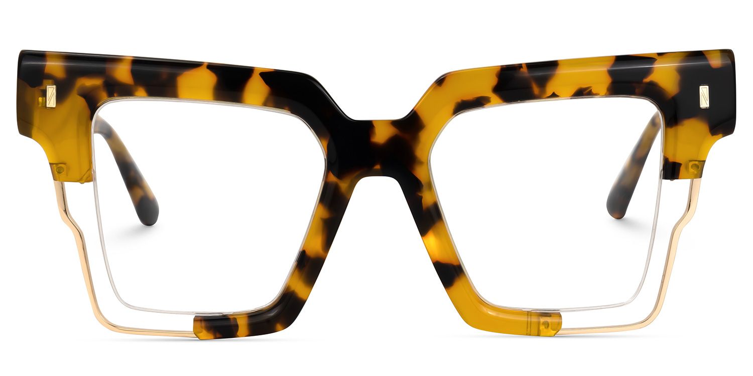 Aidza Square Tortoise Glasses