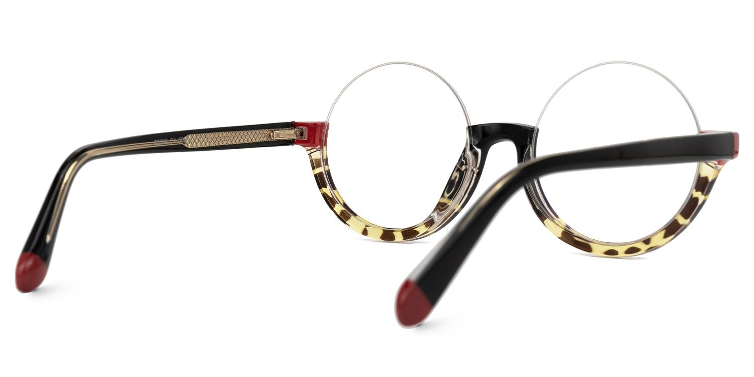 Cheril Round Tortoise Glasses3