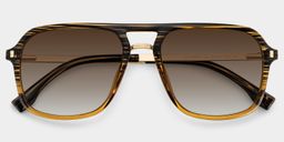Kilworth Brown Aviator Sunglasses1