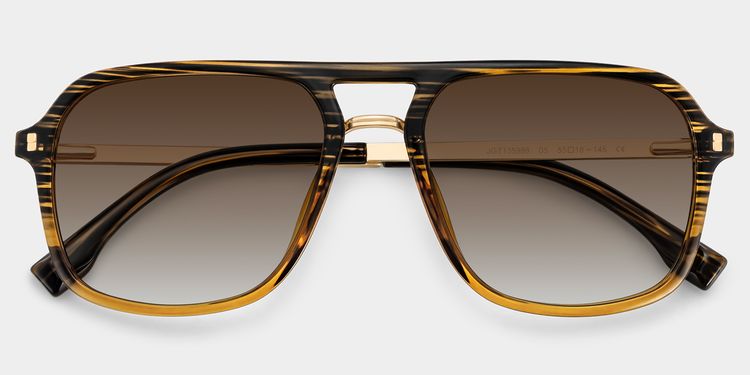 Kilworth Brown Aviator Sunglasses
