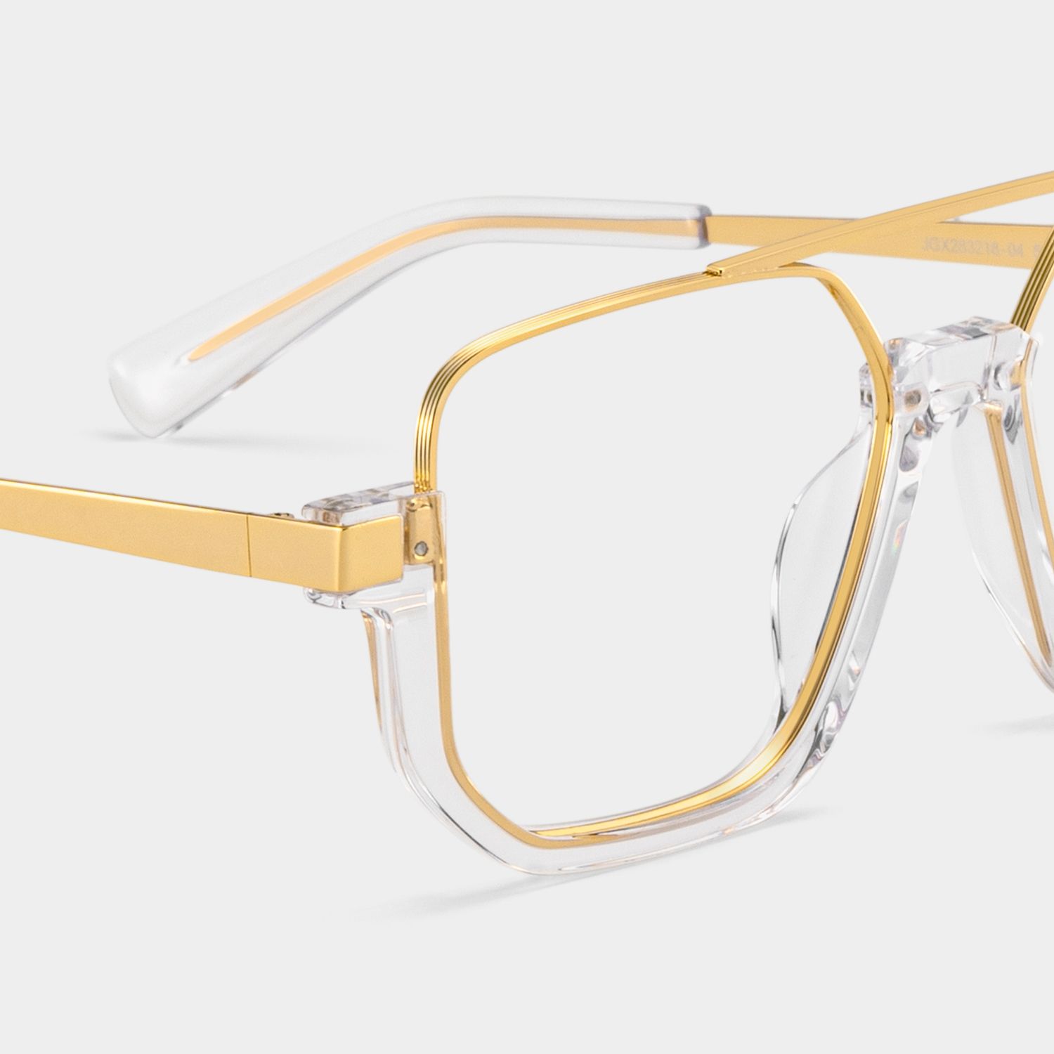 Oromiya Aviator Clear Frame Eyeglasses for Woman| ZEELOOL7