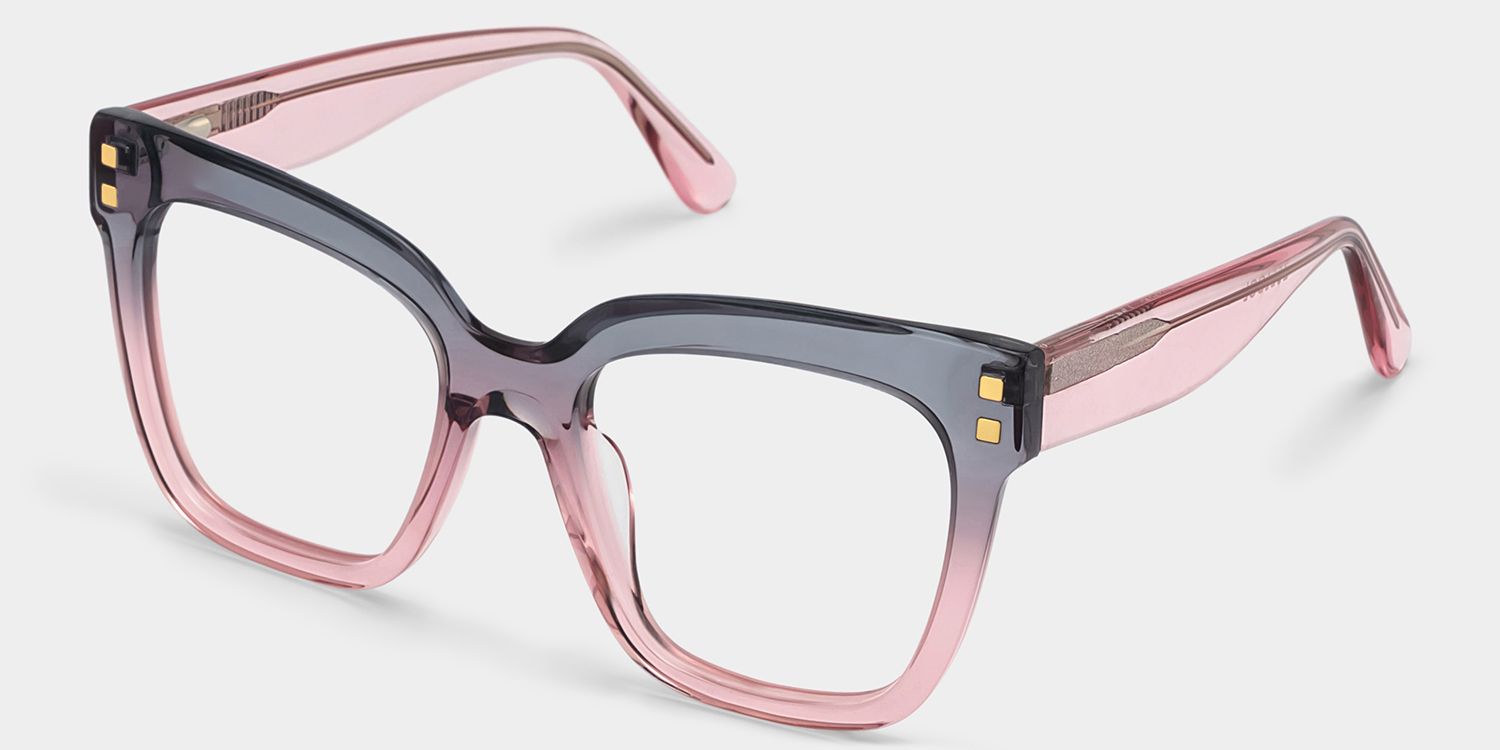パーソナルグリルアシスタント Women's Square Prescription Eyeglasses